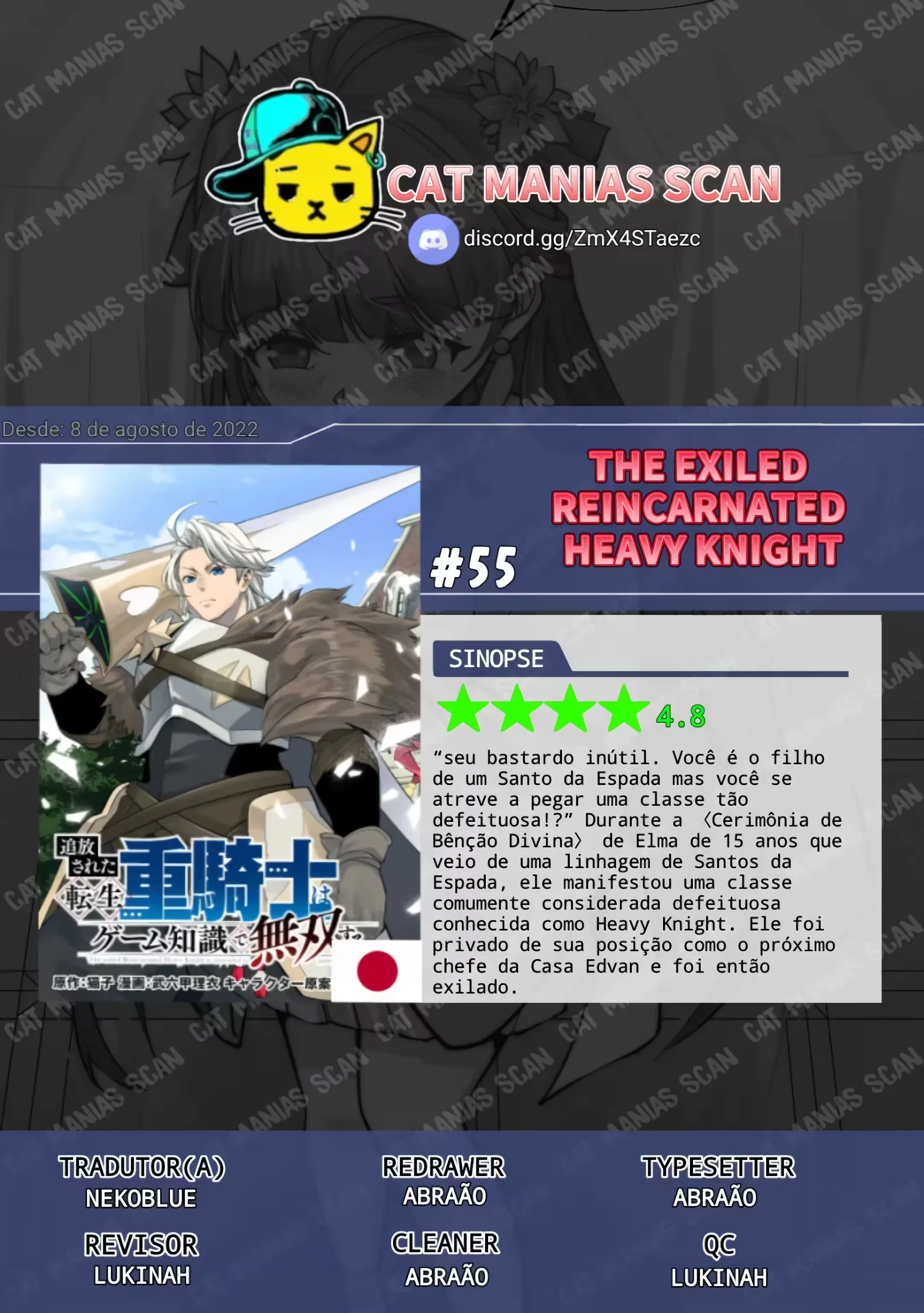 Tsuihou sareta Tensei Juukishi wa Game Chishiki de Musou suru capítulo 55 página 1