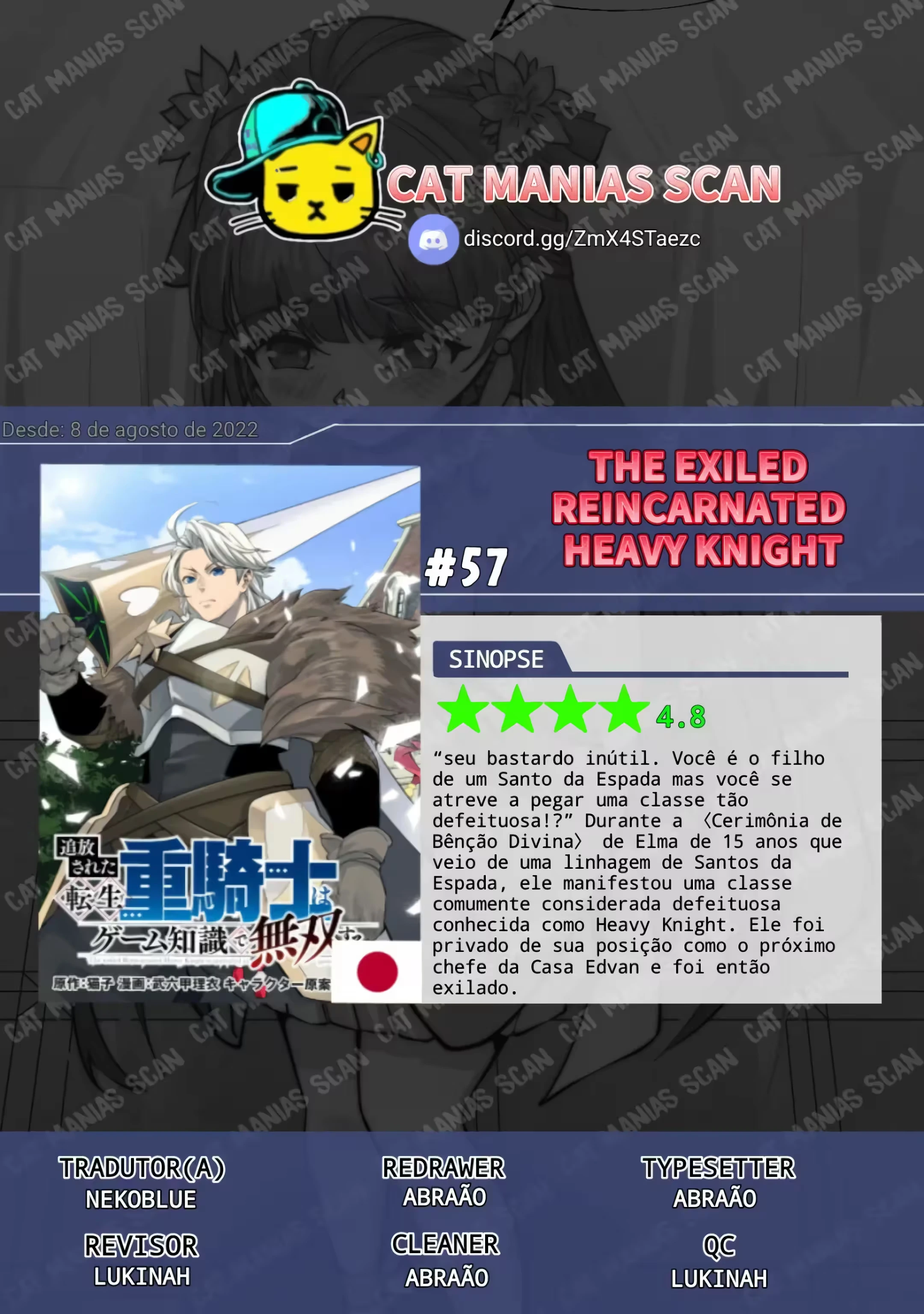 Tsuihou sareta Tensei Juukishi wa Game Chishiki de Musou suru capítulo 57 página 1