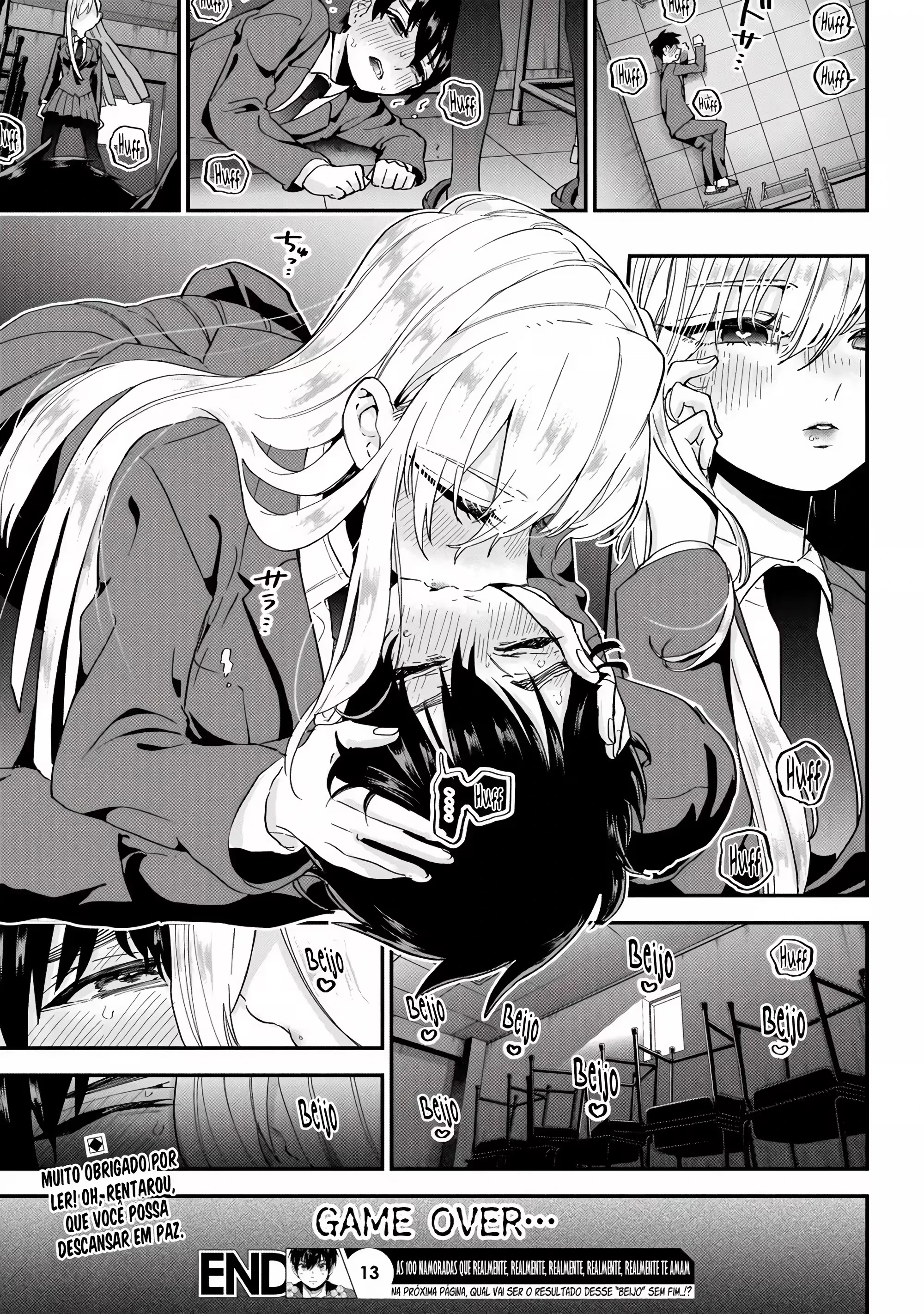 Kimi no Koto ga dai dai dai dai dai suki na 100-nin no Kanojo capítulo 13 página 13