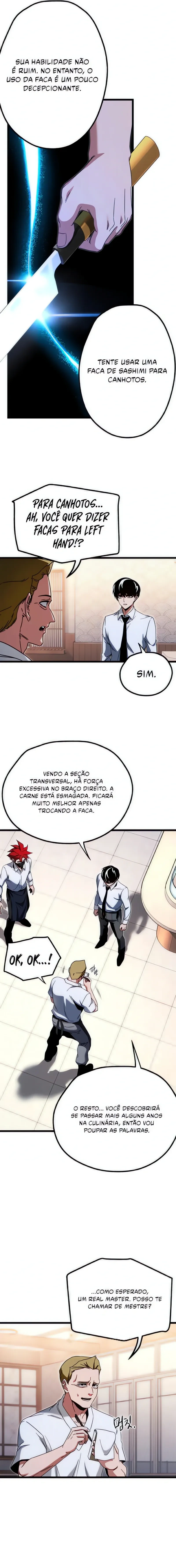 Eu Dominei a Academia Com uma Única Faca de Sashimi capítulo 54 página 7