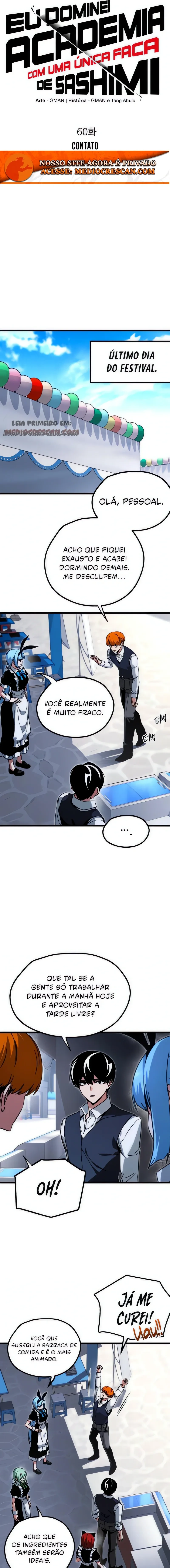 Eu Dominei a Academia Com uma Única Faca de Sashimi capítulo 60 página 7