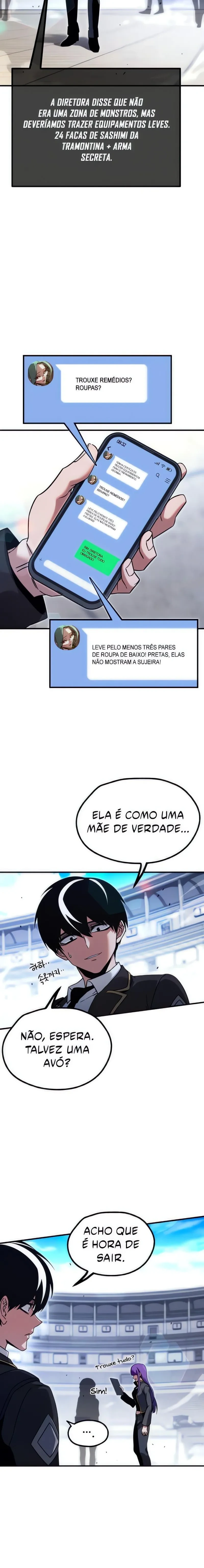 Eu Dominei a Academia Com uma Única Faca de Sashimi capítulo 40 página 14